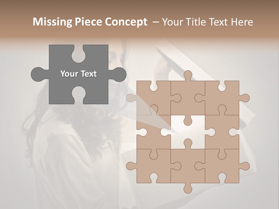 Woman Magic Surprise PowerPoint Template