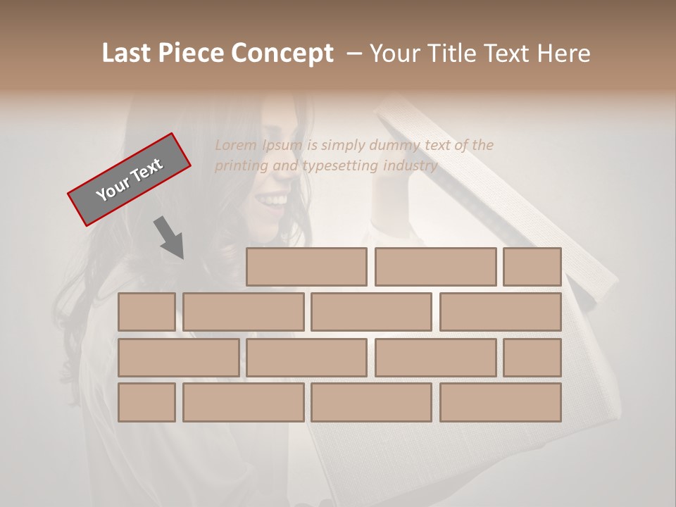 Woman Magic Surprise PowerPoint Template