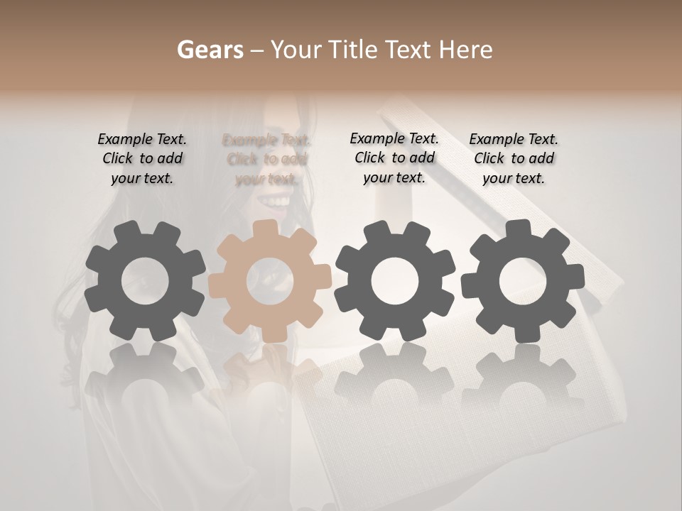 Woman Magic Surprise PowerPoint Template