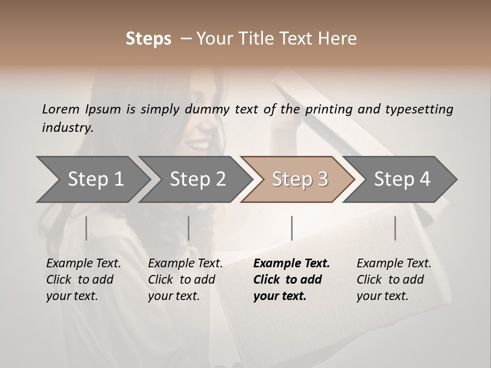 Woman Magic Surprise PowerPoint Template