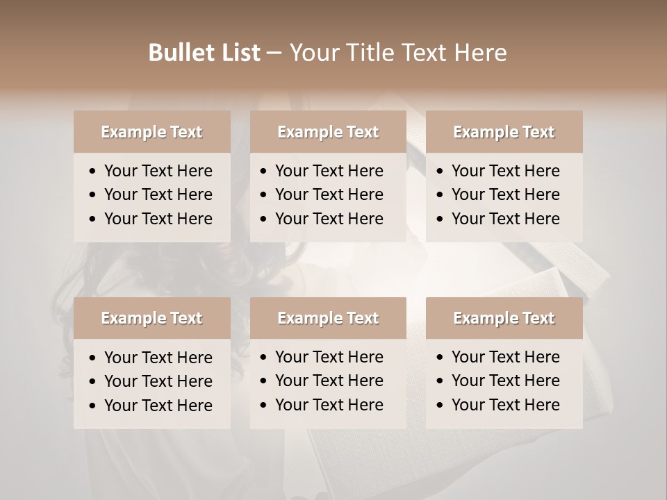 Woman Magic Surprise PowerPoint Template