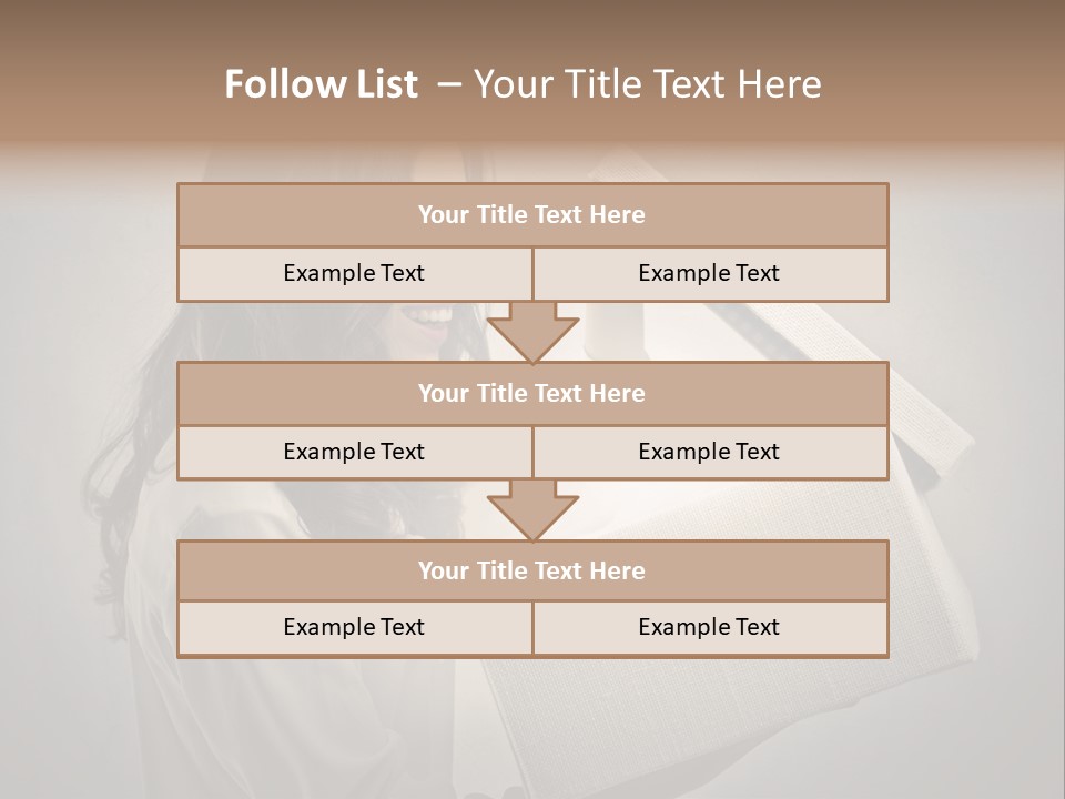 Woman Magic Surprise PowerPoint Template