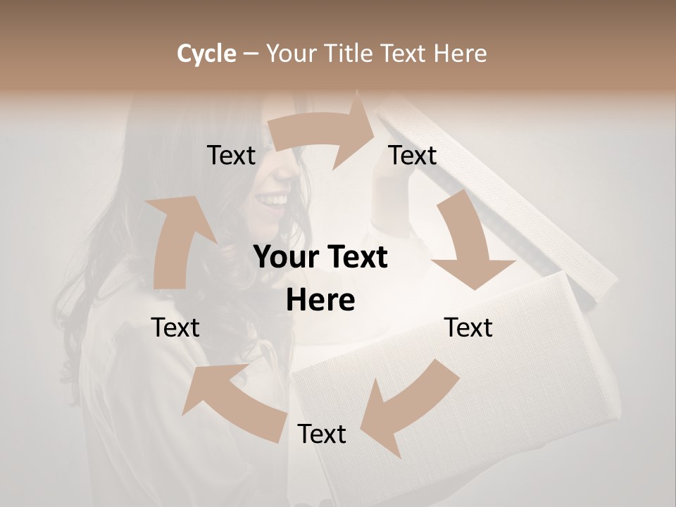 Woman Magic Surprise PowerPoint Template