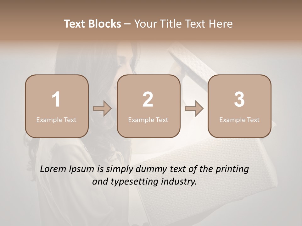 Woman Magic Surprise PowerPoint Template