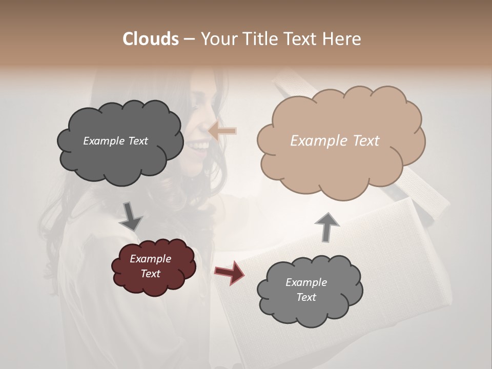 Woman Magic Surprise PowerPoint Template