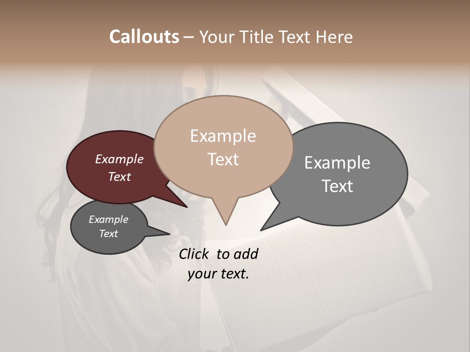 Woman Magic Surprise PowerPoint Template