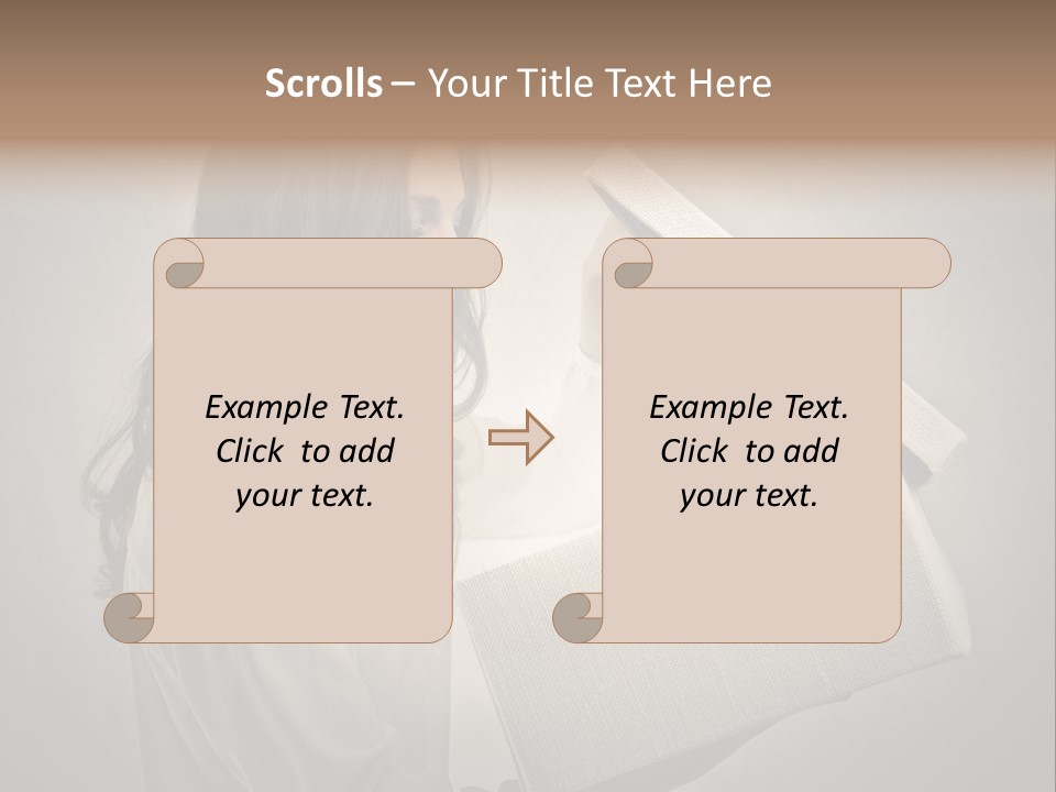 Woman Magic Surprise PowerPoint Template
