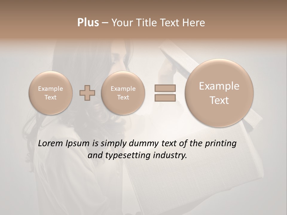 Woman Magic Surprise PowerPoint Template