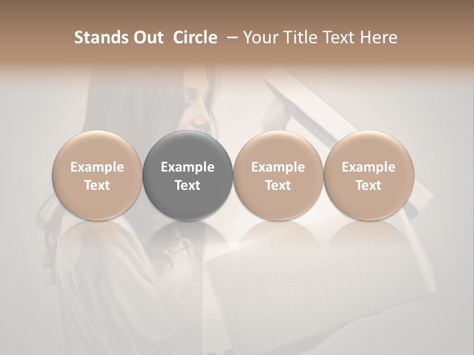 Woman Magic Surprise PowerPoint Template