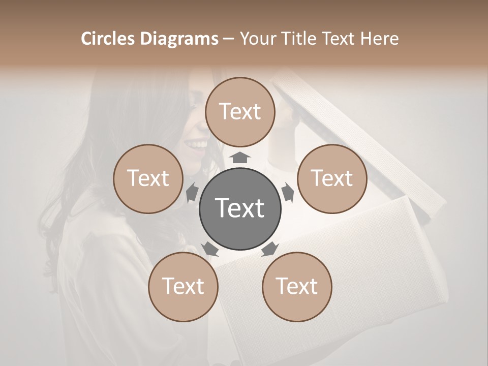 Woman Magic Surprise PowerPoint Template