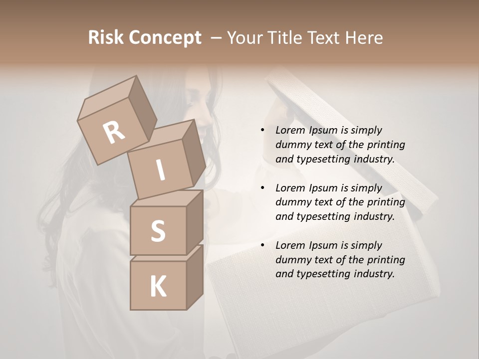 Woman Magic Surprise PowerPoint Template