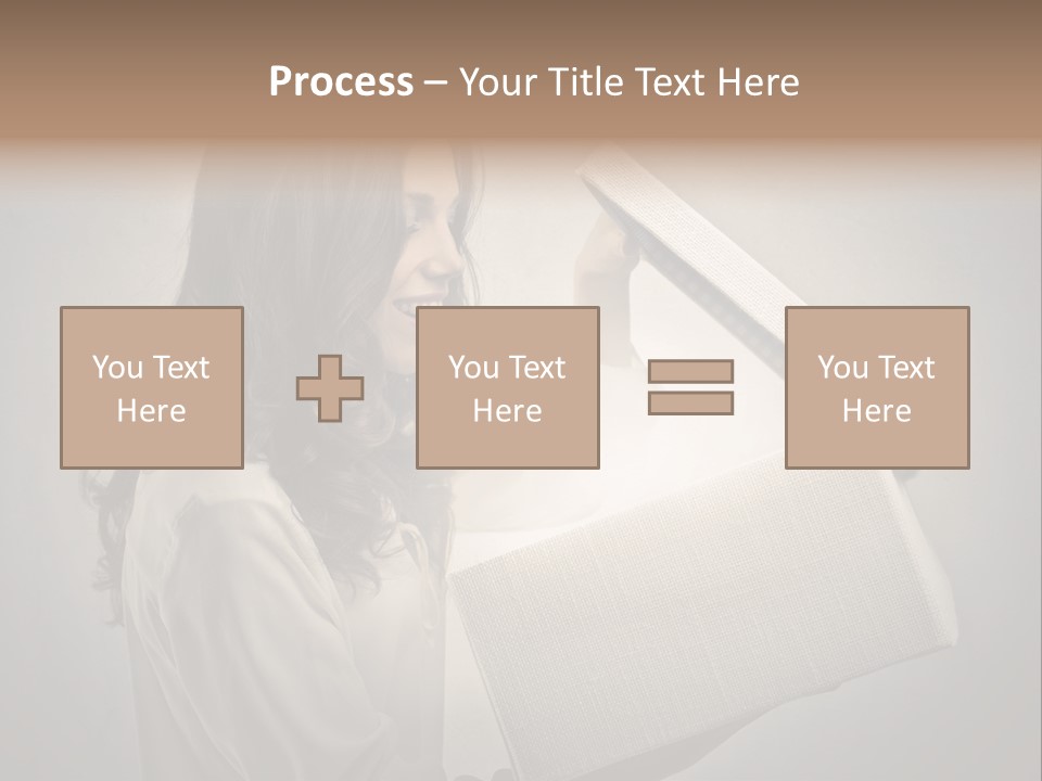 Woman Magic Surprise PowerPoint Template