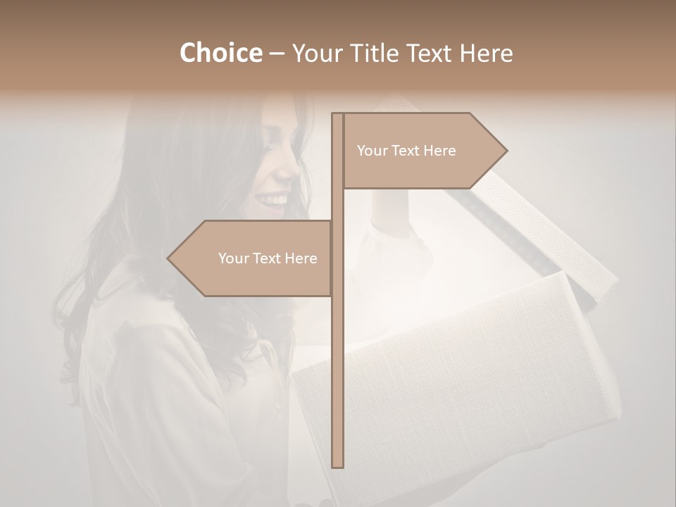 Woman Magic Surprise PowerPoint Template