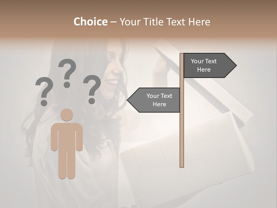 Woman Magic Surprise PowerPoint Template