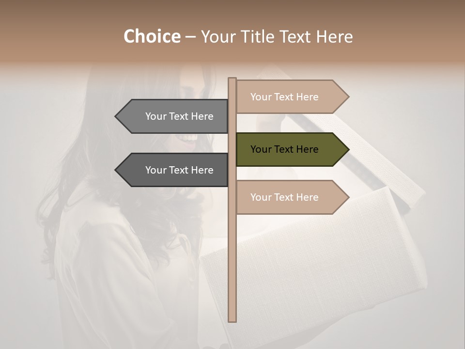 Woman Magic Surprise PowerPoint Template