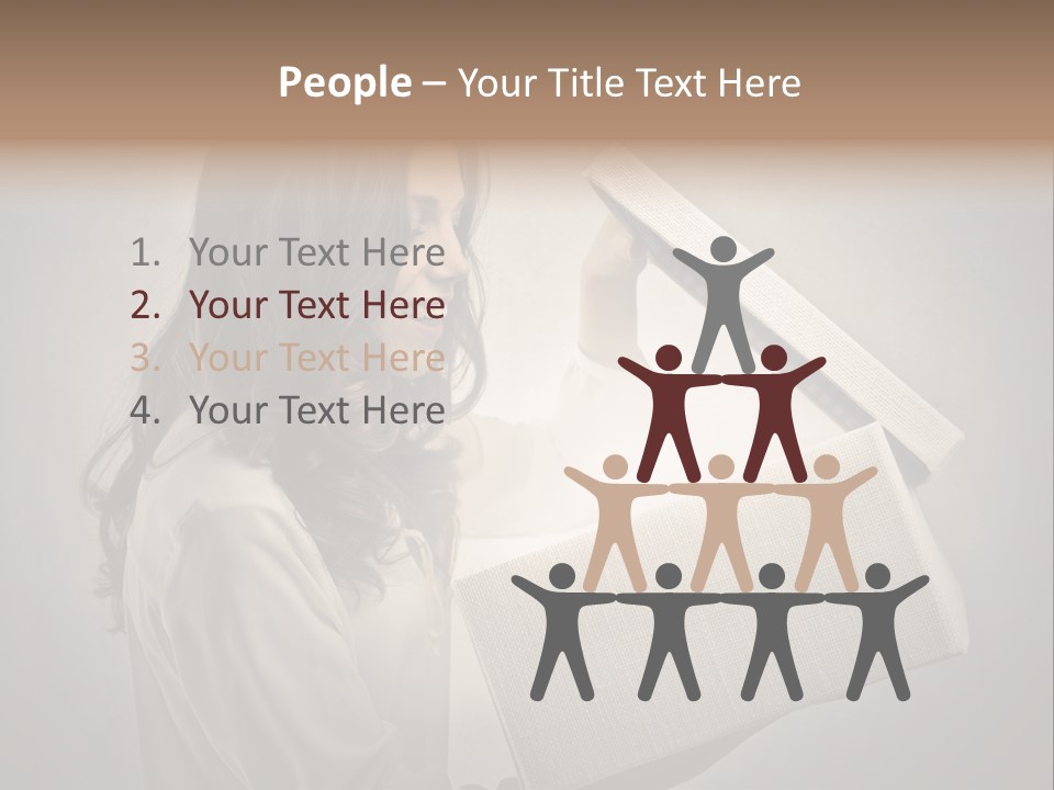 Woman Magic Surprise PowerPoint Template