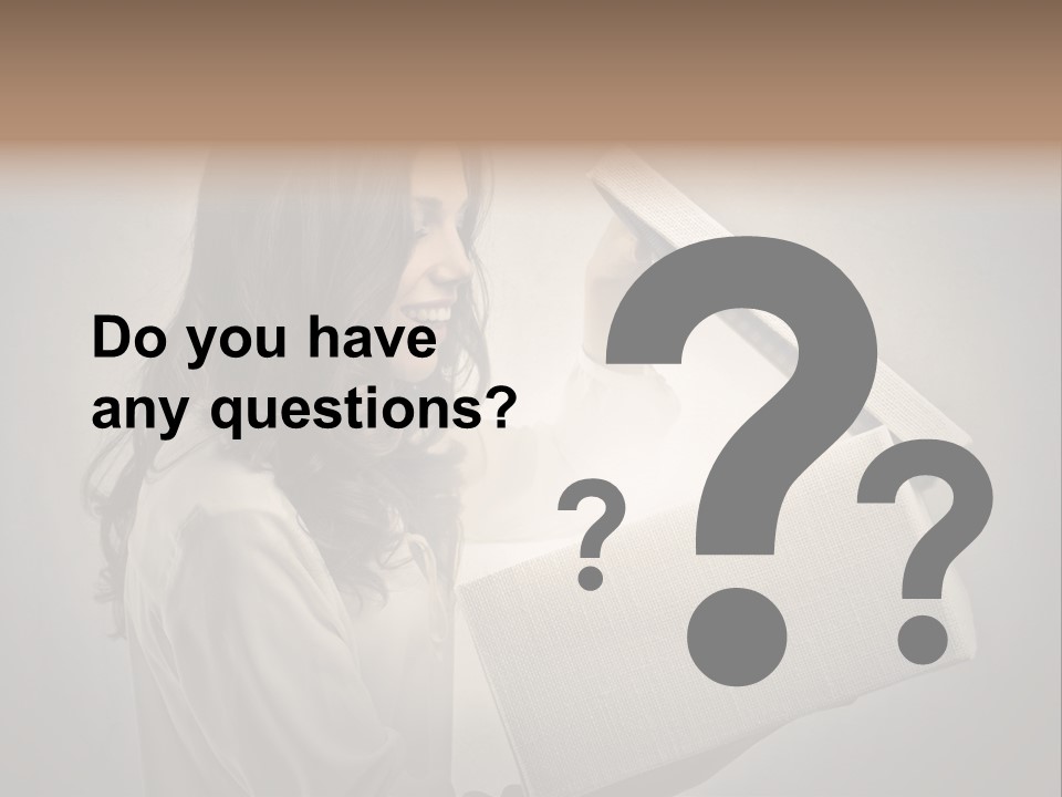 Woman Magic Surprise PowerPoint Template