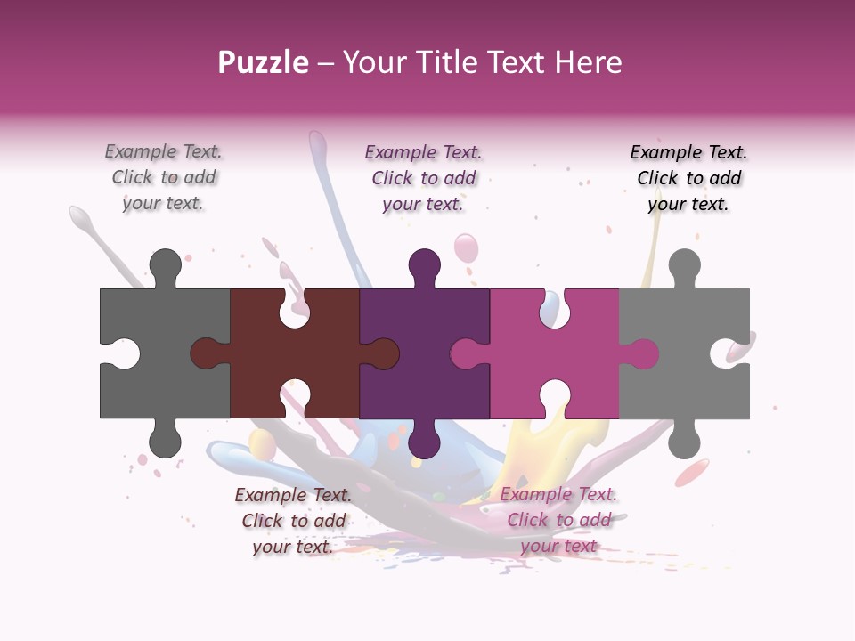 Pigment Place Ink PowerPoint Template