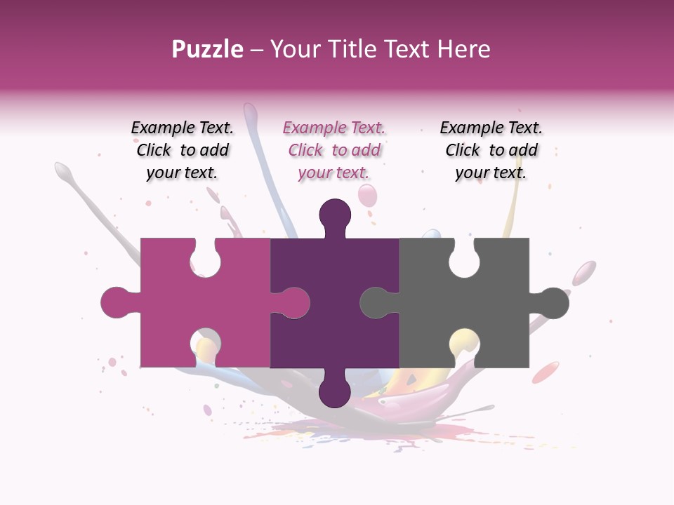 Pigment Place Ink PowerPoint Template