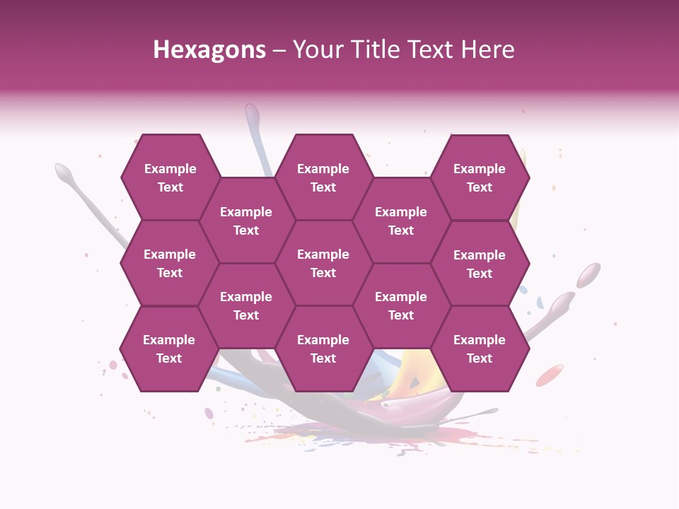 Pigment Place Ink PowerPoint Template