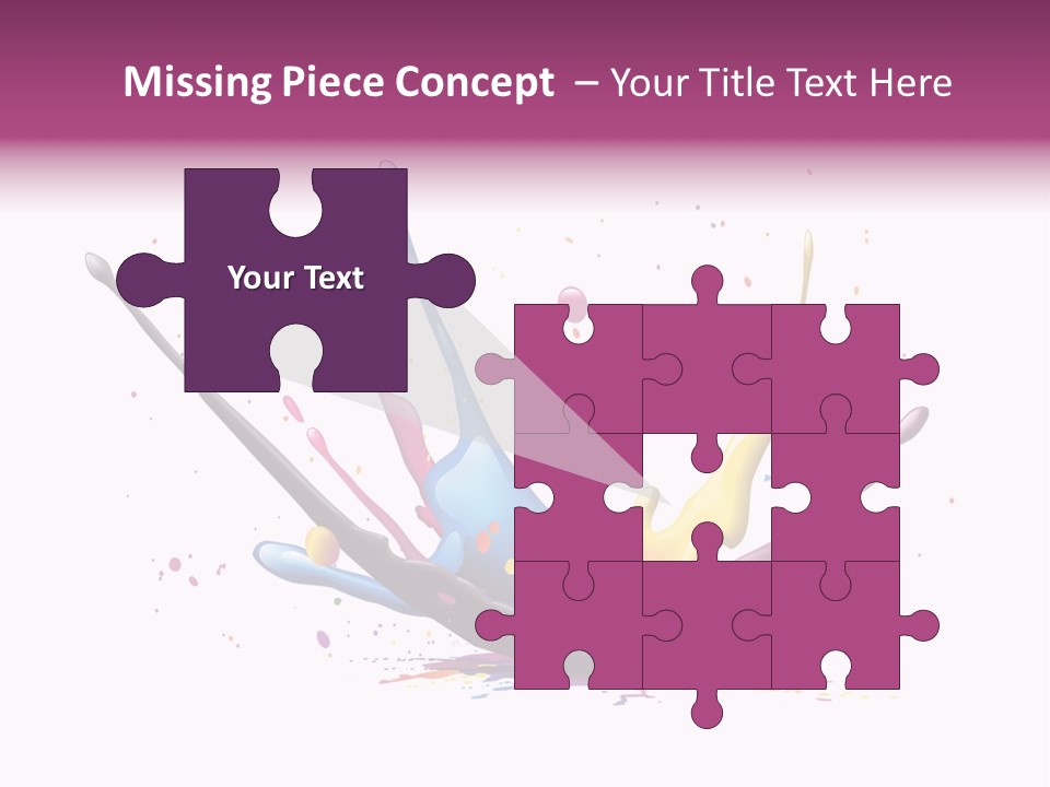Pigment Place Ink PowerPoint Template