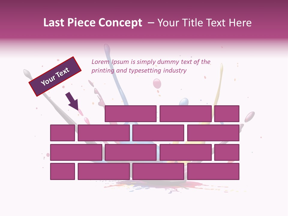 Pigment Place Ink PowerPoint Template