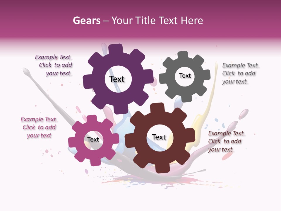 Pigment Place Ink PowerPoint Template