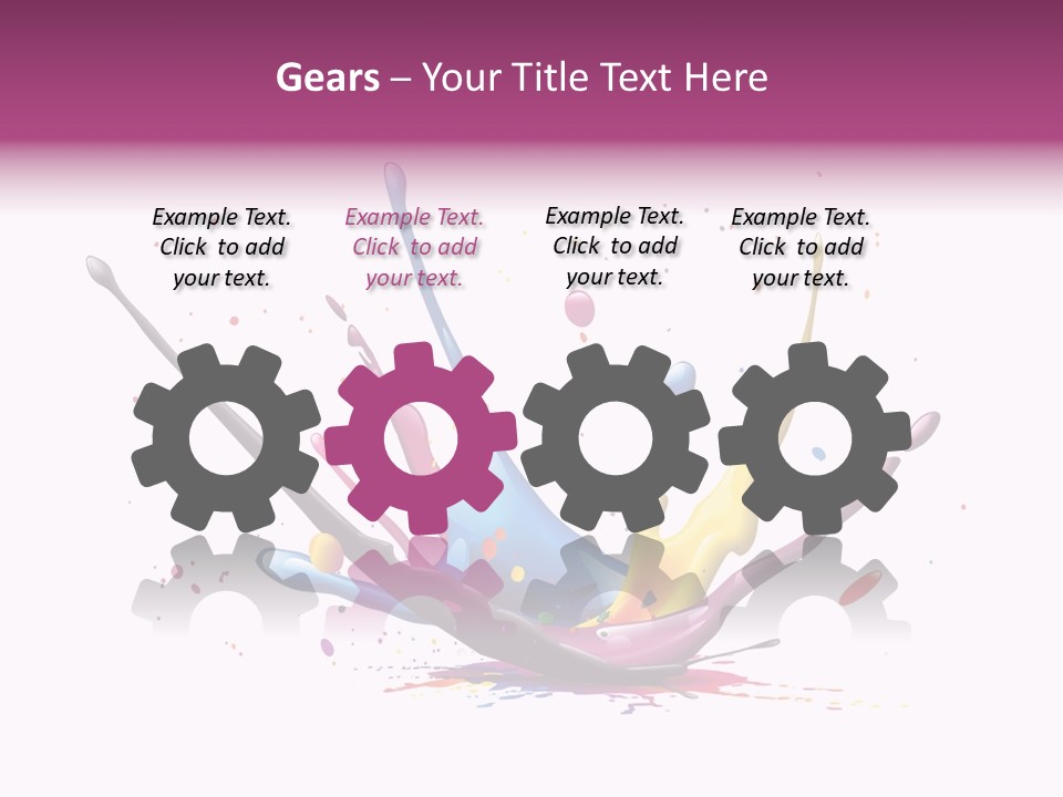 Pigment Place Ink PowerPoint Template