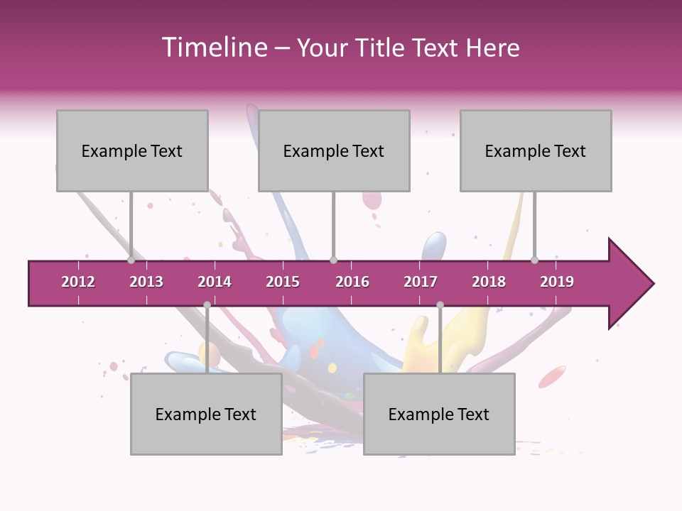 Pigment Place Ink PowerPoint Template