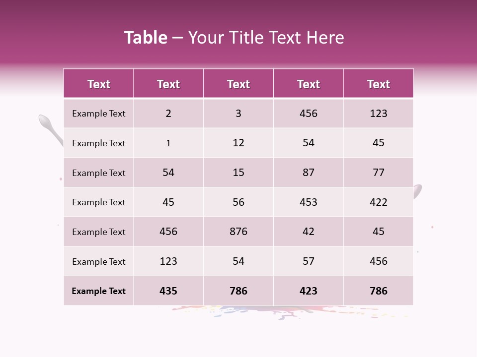 Pigment Place Ink PowerPoint Template