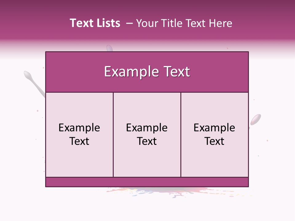 Pigment Place Ink PowerPoint Template