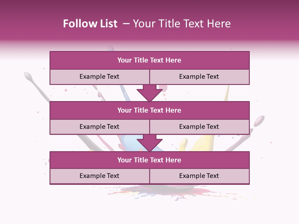 Pigment Place Ink PowerPoint Template