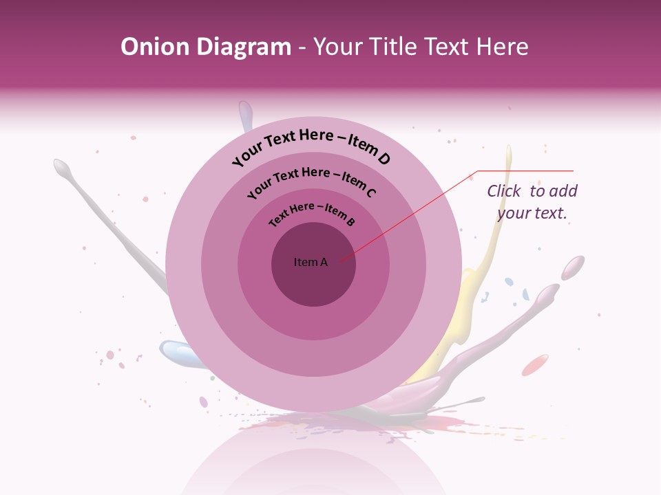Pigment Place Ink PowerPoint Template