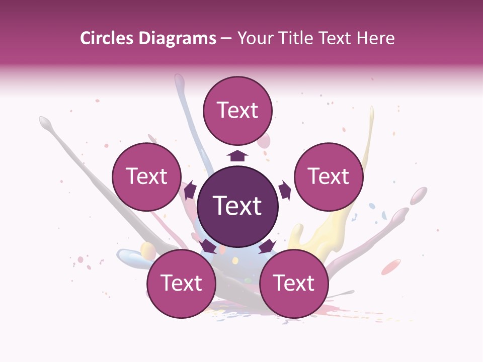 Pigment Place Ink PowerPoint Template