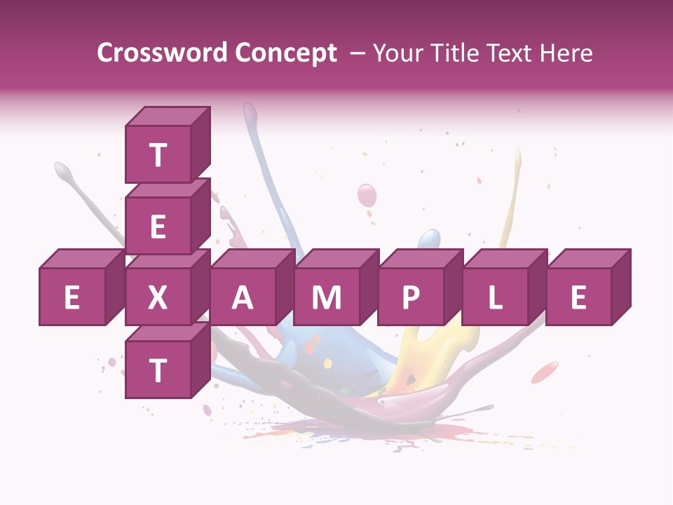 Pigment Place Ink PowerPoint Template
