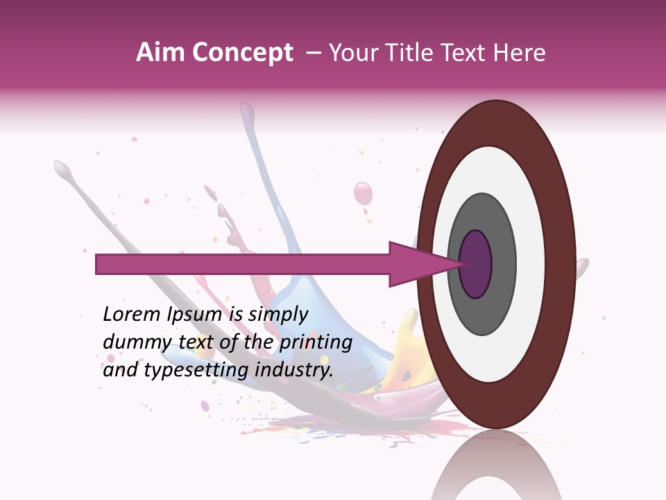 Pigment Place Ink PowerPoint Template