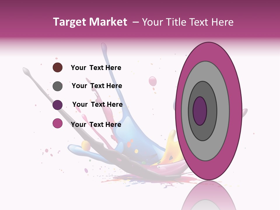 Pigment Place Ink PowerPoint Template