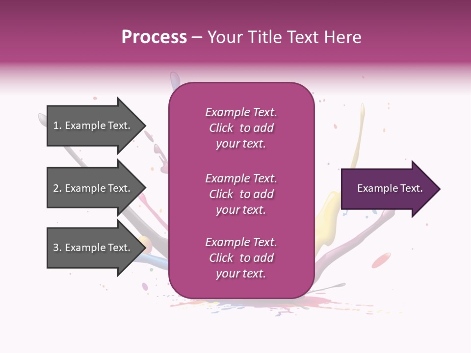 Pigment Place Ink PowerPoint Template