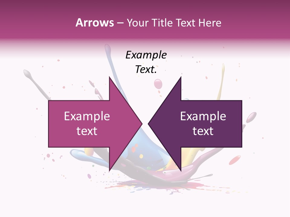 Pigment Place Ink PowerPoint Template