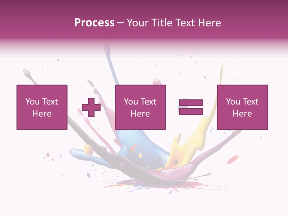 Pigment Place Ink PowerPoint Template