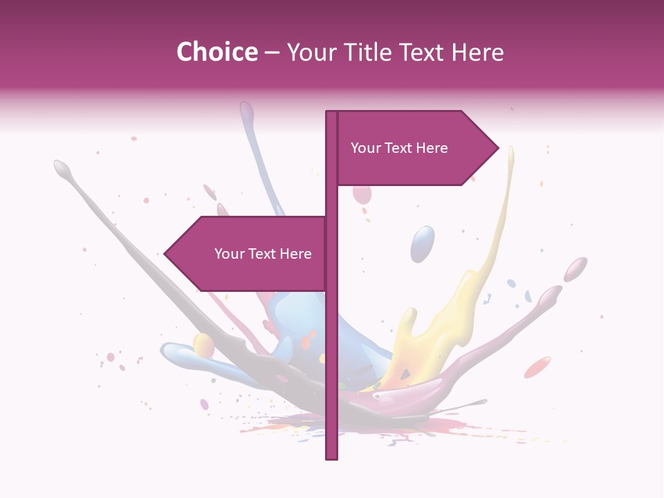 Pigment Place Ink PowerPoint Template