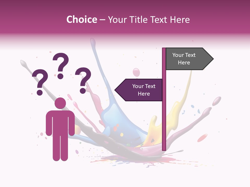 Pigment Place Ink PowerPoint Template