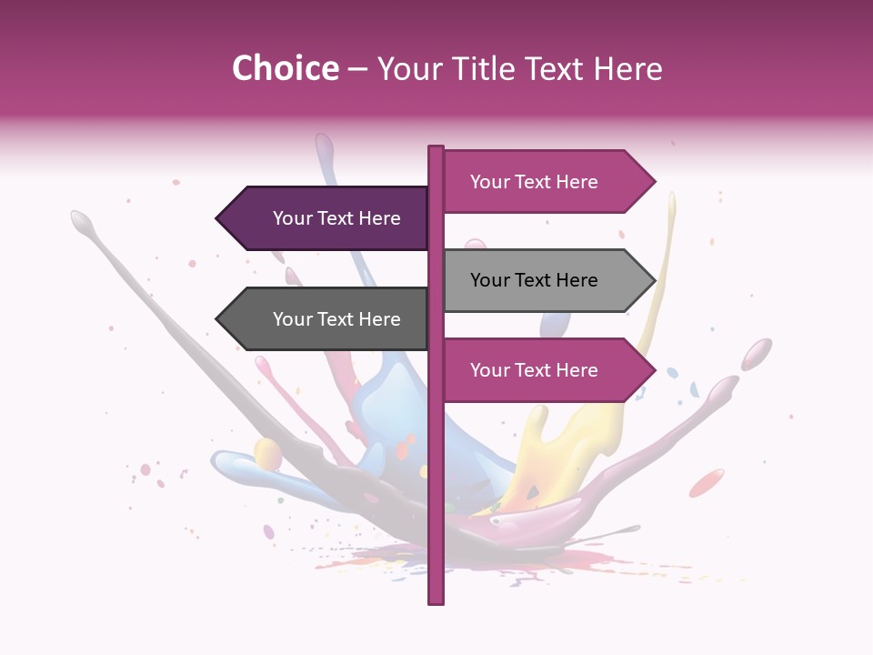 Pigment Place Ink PowerPoint Template