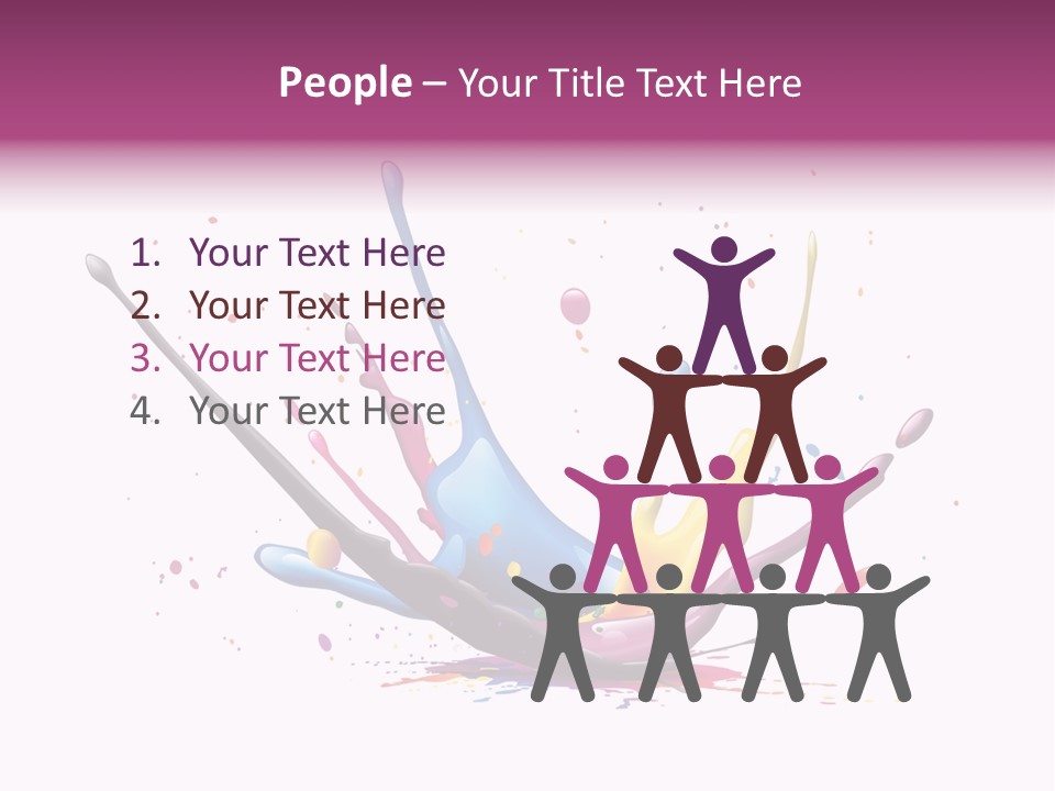 Pigment Place Ink PowerPoint Template