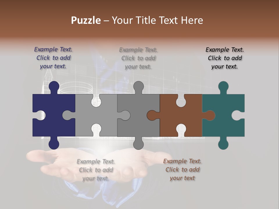 Glass Advertising Light PowerPoint Template