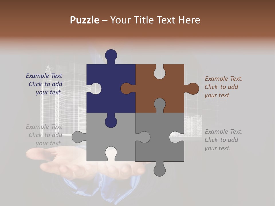Glass Advertising Light PowerPoint Template