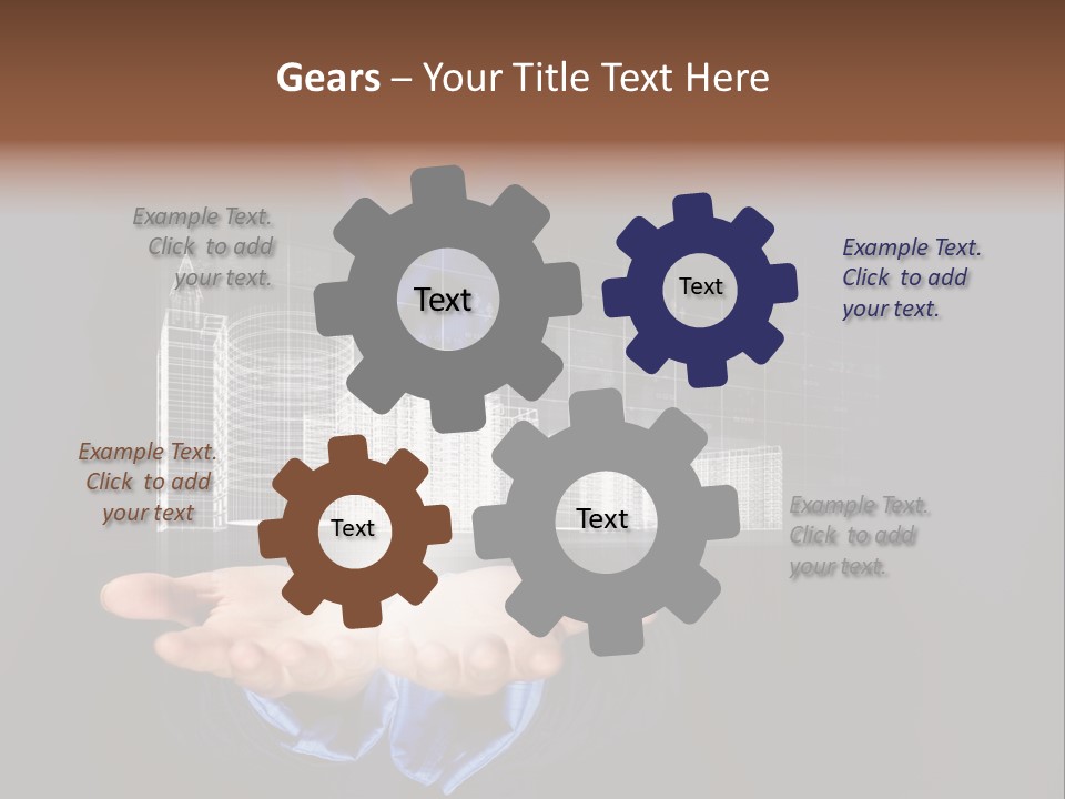 Glass Advertising Light PowerPoint Template