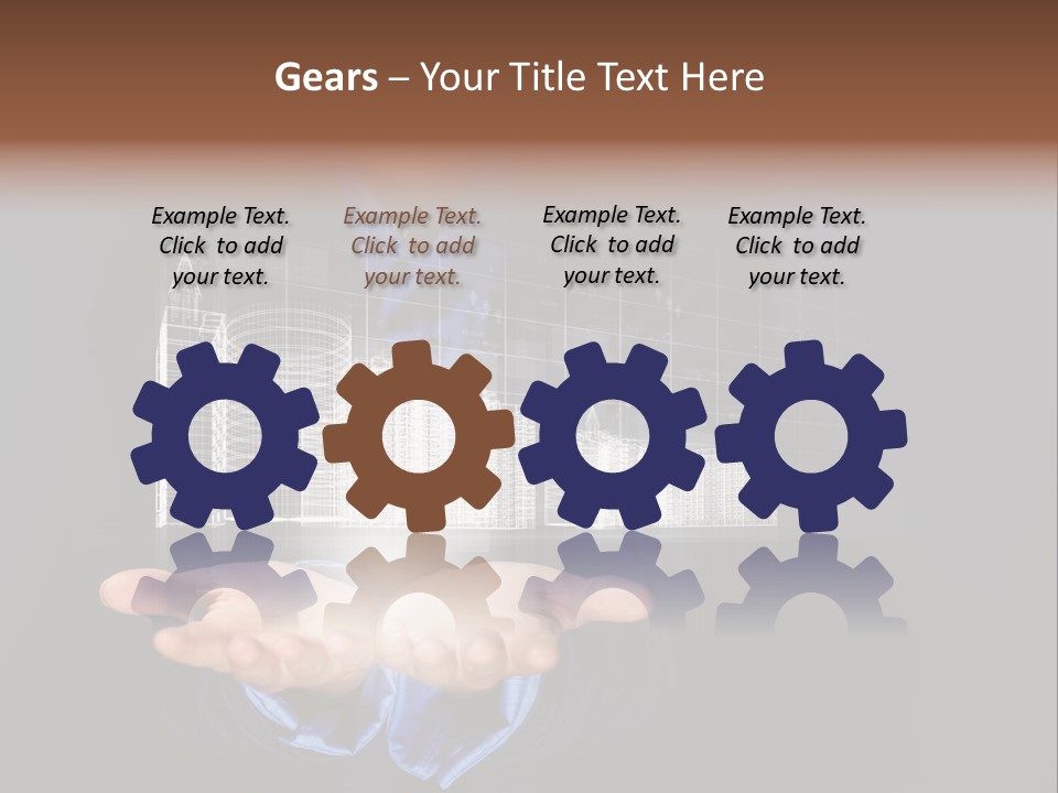 Glass Advertising Light PowerPoint Template