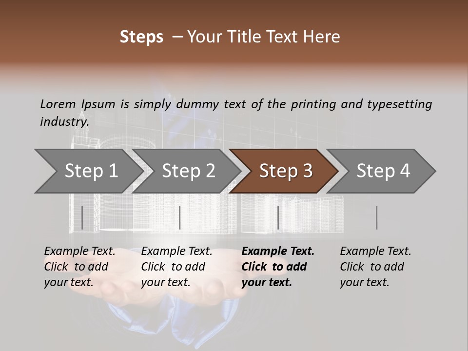Glass Advertising Light PowerPoint Template