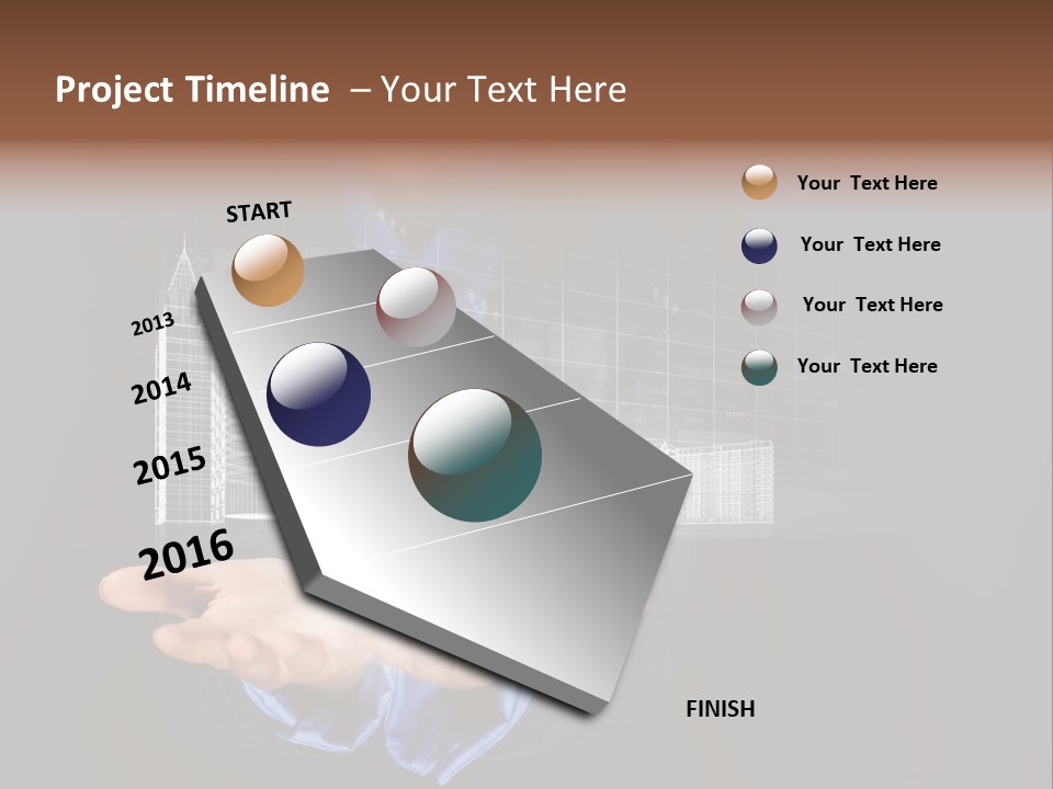 Glass Advertising Light PowerPoint Template